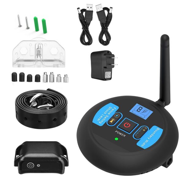 1Set Wireless Electric Dog Fence Pet Shock Boundary Containment System Electric Training Collar For Small Medium Large Dogs - Image 10