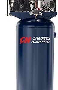 CAMPBELL HAUSFELD 60 Gallon Vertical Air Compressor 230V, 3.7 HP, 175 PSI - Ideal for Home Improvement Projects, Reliable Air Compressors for Workshop and Garage Needs : Tools & Home Improvement