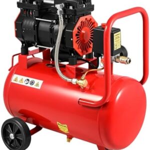 CIRONBOW 8 Gallon Air Compressor, 1.8HP 2.47 CFM, Ultra Quiet Compressor Tank Max 116 PSI for Spray Painting and Oil-Free Design Compressor, Woodwork Nailing, Shop, Garage, Nail Gun, 110V/60hz, 70dB : Tools & Home Improvement