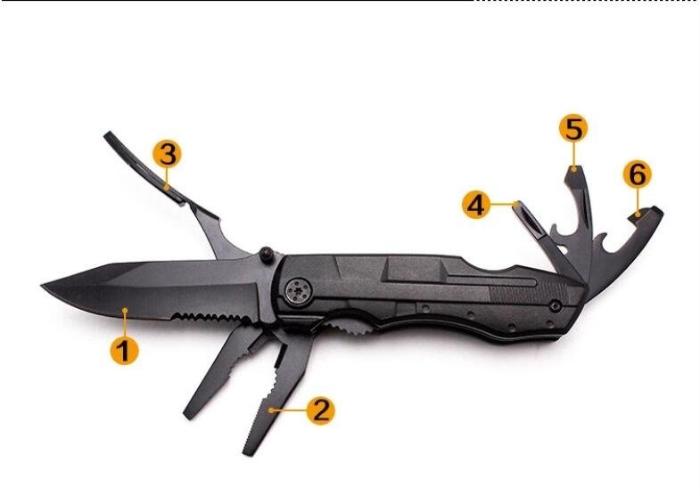 Cross-border special multi-purpose knife clamp portable folding tool pliers outdoor travel multi-function pliers gift pliers custom - Image 3