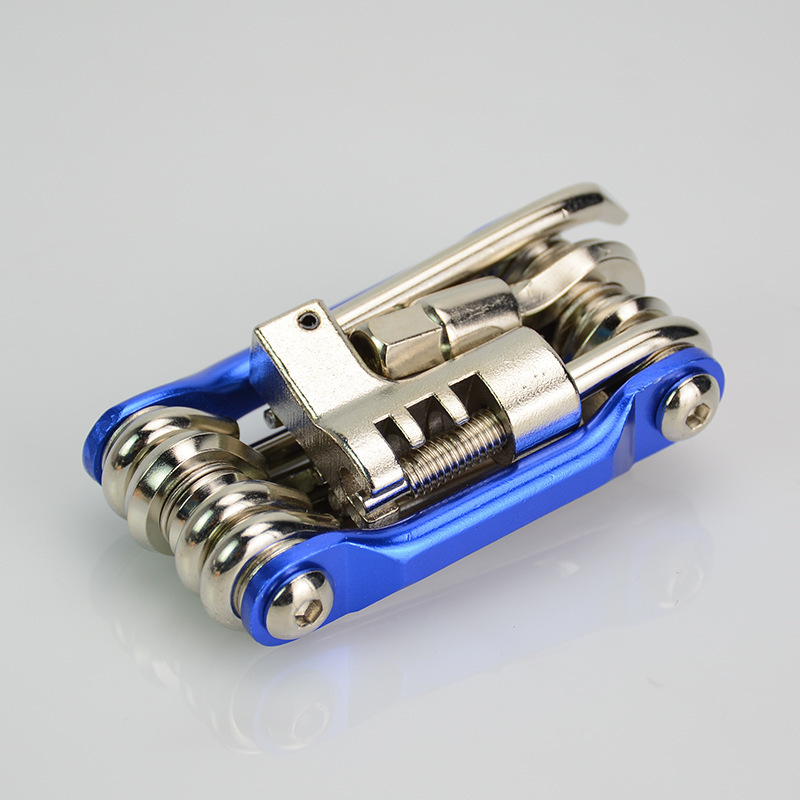 Bicycle Multifunction Tool Kits Multitool Tire Repair Tool Set With Screwdriver Chain Rivet Extractor For Road Bike - Image 5