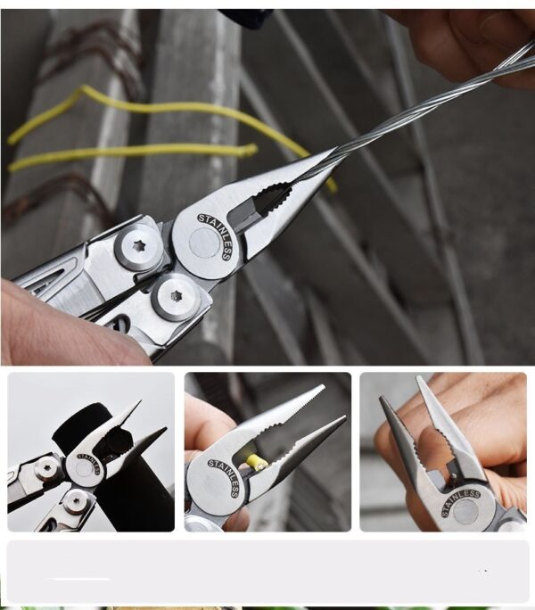 Stainless Steel Folding Tool Outdoor Multi-function Knife - Image 2