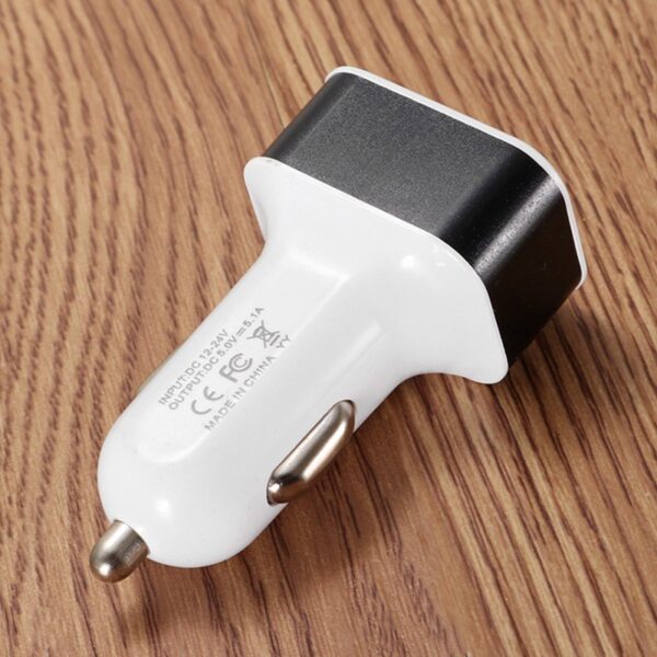 New 3USB car charger USB high-power universal car charger Square aluminum car charger - Image 9