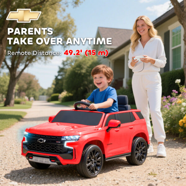 Electric Ride On Car 12V Kids Ride-on Toy, Red - Image 2