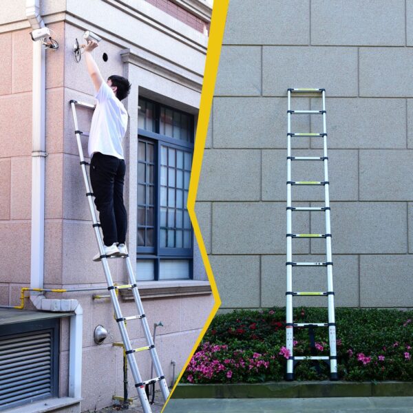 3.2m Aluminum Folding Ladder Multi-Functional For Home And Work - Image 5
