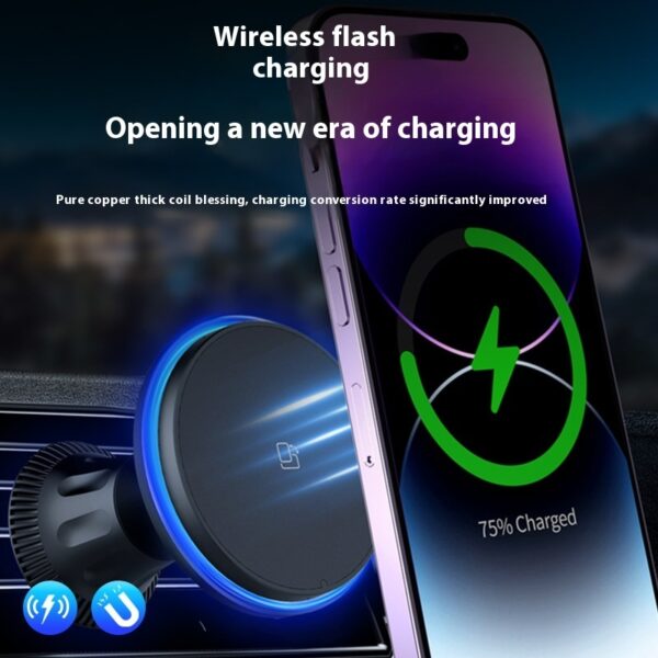Magnetic Wireless Charger Mobile Phone Holder - Image 3