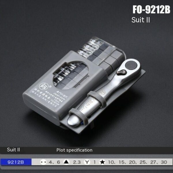 Fast Spanner Set Double-headed Heterosexual Multi-purpose Tool Set - Image 7