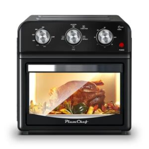 12-Liter Air Fryer With Advanced Multi-Function Cooking – Grill, Air Fry, Defrost, Bake, Presets For French Fries, Pizza, Chicken, Fish, And Toast, Dual Knob Control Oven