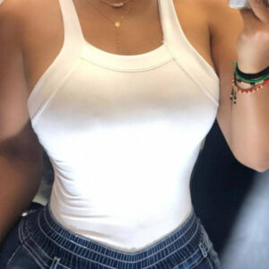 Sexy Halter Strap Slim Bow Small Vest Top