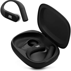 JBL Endurance Peak 4 - True Wireless Noise Cancelling Sport Earbuds, Up to 48Hrs Total Playback, Water & dust Proof (IP68), Secure fit with TwistLock™ Design, & 6 mics for Perfect Calls (Black/Grey) : Electronics