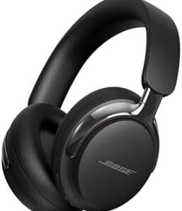 Bose QuietComfort Ultra Bluetooth Headphones (2nd Gen), Wireless Headphones with Spatial Audio, Over Ear Noise Cancelling with Mic, Up to 30 Hours of Play time, Black : Electronics