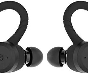 DLW True Wireless Earbuds Bluetooth 5.0 Headphones, Sports in-Ear TWS Stereo Mini Headset w/Mic HiFi Bass IPX7 Waterproof, One Step Instant Pairing Case Noise Cancelling Earphones (Black) : Electronics