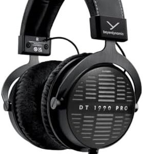 beyerdynamic DT 1990 PRO MKII Wired Over-Ear, 30 Ohm, Open Back, Professional Recording Studio Monitor Headphones for Mixing, Editing, Audiophile, DJ Stereo Headsets, Made in Germany, Black : Musical Instruments