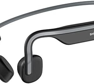 SHOKZ OpenMove - Open-Ear Bluetooth Sport Headphones, Bone Conduction Wireless Earphones, Sweatproof for Running and Workouts, with Sticker Pack, Grey : Electronics