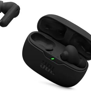 JBL Vibe Beam 2 - True Wireless Noise Cancelling Earbuds with JBL Pure Bass Sound & Smart Ambient technology, 4mics for crisp, clear calls, up to 40Hrs of Playback, IP54 Dust & Water resistant (Black) : Electronics