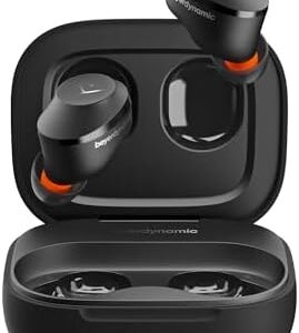 beyerdynamic Amiron 300 True Wireless Noise Cancelling Earbuds - Compatible with Apple & Android, Built-in Microphones, MultiPoint Bluetooth 5.3 Headphones. 38 Hour Runtime Earphones Plus Case. Black : Electronics