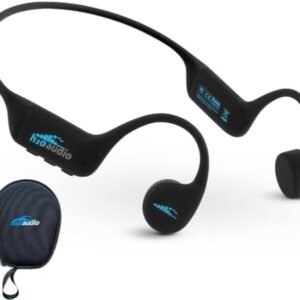 H2O Audio TRI 2 Multisport Waterproof Bone Conduction Open Ear Headphones, Bluetooth 5.3 for Running and Cycling, MP3 Mode for Swimming, 8GB Memory, 8.5-Hour Battery, Black : Electronics