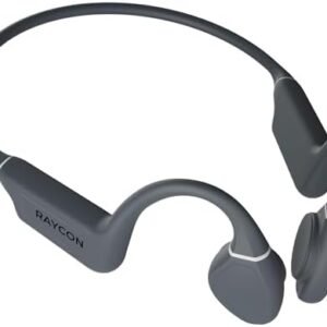 Raycon Everyday Bone Conduction Headphones Bluetooth - Open Ear Running Headphones, Sweat & Water-Resistant Earbuds with Mic for Sports & Workouts, 13hr Playtime (Gray) : Electronics