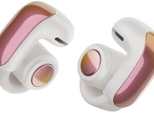 Bose Ultra Open Earbuds - Bluetooth Open Ear Earbuds with OpenAudio for Awareness, Clip-On Design for Comfort, Water Resistant, Up to 48 Hrs of Playtime, Sunset Iridescent - Limited Edition Color : Electronics