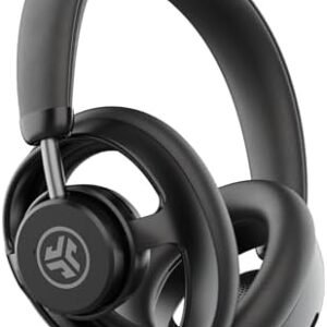 JLab JBuds Open Wireless Headphones, Black, Open-Back, Immersive Sound, Dual Coaxial 35mm + 12mm Drivers, Comfortable Breathable Open Fit, All Day Listening 24 Hour Playtime, Customize App : Electronics
