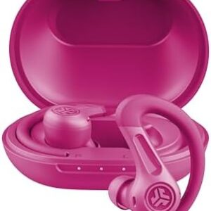 JLab JBuds Sport ANC 4 True Wireless Bluetooth Earbuds + Charging Case, Pink, Swipe + Touch Controls, Hybrid Active Noise Cancelation, Multipoint Connect, Customized Settings App : Electronics
