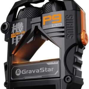 GravaStar Sirius Plus True Wireless Earbuds, Bluetooth 5.3 Active Noise Cancellation ANC Headphones, 28H Playtime, ENC Clear Call, Customization App, IPX4 for Sports/Work -Black : Electronics