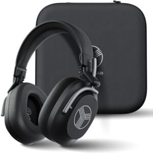 TREBLAB Bluetooth Headphones Over the Ear, Noise Cancelling, Hybrid ANC, 65H Battery, IPX4, Foldable Wireless Headphones with Mic, Lightweight, Work and Travel – U5 : Electronics