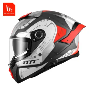 MT Thunder 4 SV Motorcycle Helmets Full Face Double Visors ABS Helmet for Men And Women ALL Seasons S-XXXXL Size Double D Buckle