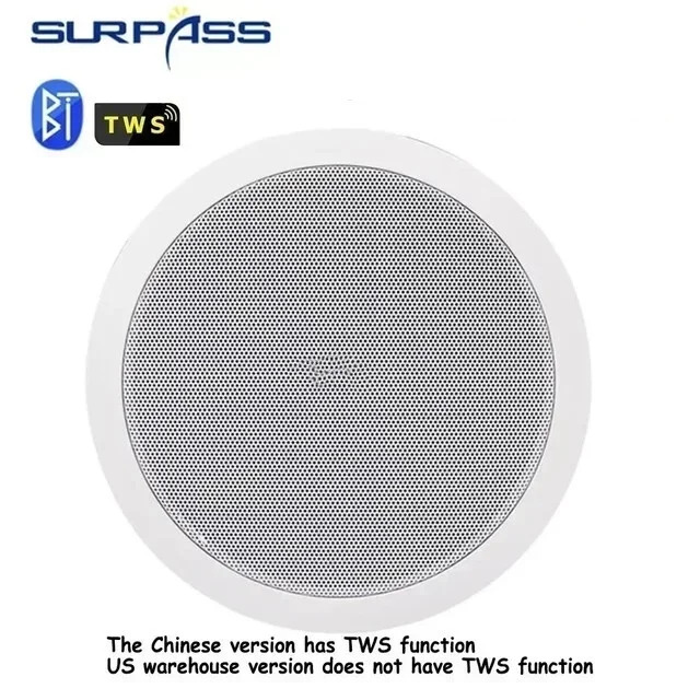 Home and commercial caixa de som Bluetooth speaker active and wired ceiling speaker background music stereo for Home Theater 10W - Image 10