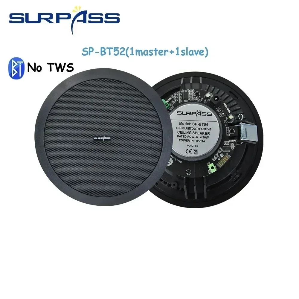 5.25 Inch audience 10W Bluetooth Ceiling speakers Built In Digital Class D Amplifier Bluetooth speaker for Indoor Outdoor Camper - Image 15