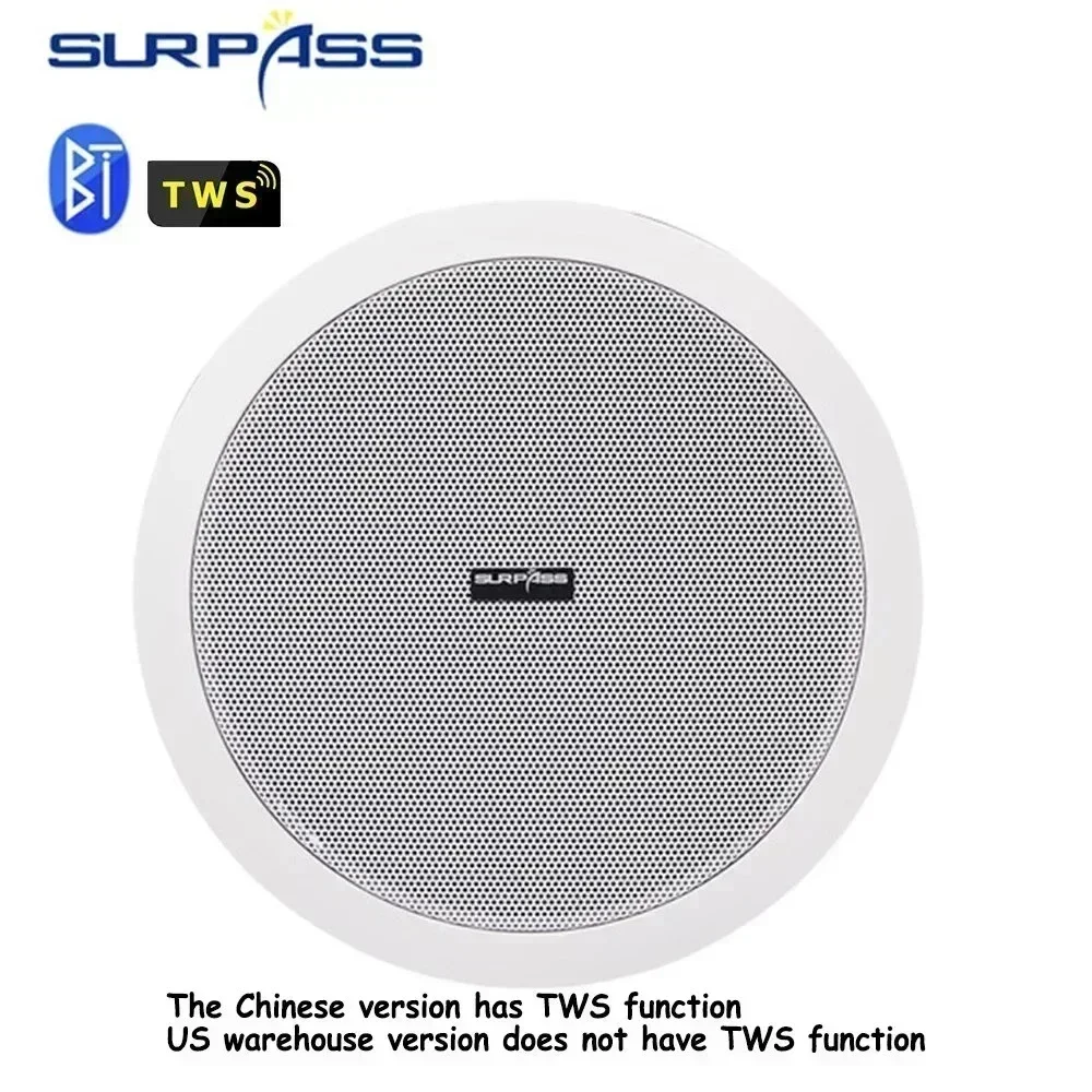 5.25 Inch audience 10W Bluetooth Ceiling speakers Built In Digital Class D Amplifier Bluetooth speaker for Indoor Outdoor Camper - Image 10