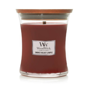 Smoked Walnut Maple Hourglass Candle- Medium