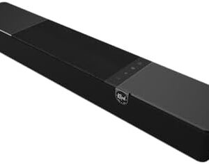 Klipsch Flexus CORE 100 2.1 Channel Powered by Onkyo Bluetooth Sound Bar with Dolby Atmos and Custom Tuned Bass - Black, 28" W : Electronics