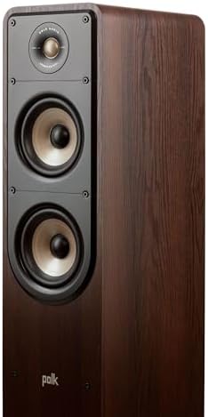 Polk Signature Elite ES50 Tower Speaker - Hi-Res Certified, Dolby Atmos Speakers & DTS:X Compatible, 1" Tweeter & (2) 5.25" Woofers, Power Port Technology for Effortless Bass, Contemporary White : Electronics - Image 2