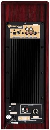 Rockville TM80C Powered Home Theater Tower Speaker System, Cherry Wood, 800W, 8" Subwoofers, Bluetooth, USB/SD Playback, FM Radio, Remote Control, Karaoke Ready, Perfect for Home Entertainment | 800W Peak/200W RMS, Bluetooth, Optical/RCA/Aux Inputs, USB/SD, 8-Band EQ, Dual Mic Inputs, Remote Control : Electronics - Image 5