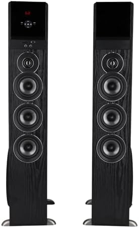 Rockville TM150B Powered Home Theater Tower Speaker System, Black, 1000W, 10" Subwoofers, Bluetooth, USB/SD Playback, FM Radio, Remote Control, Karaoke Ready, Perfect for Home Entertainment | 1000W Peak / 250W RMS, USB/SD Playback, Optical Input, 8-Band EQ, Karaoke Mic Inputs, FM Radio, Remote Control : Electronics - Image 3