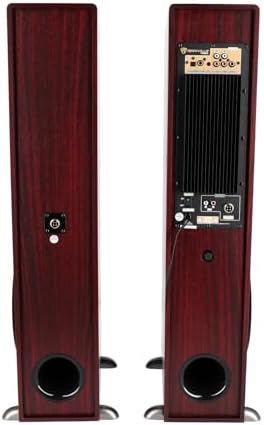 Rockville TM80C Powered Home Theater Tower Speaker System, Cherry Wood, 800W, 8" Subwoofers, Bluetooth, USB/SD Playback, FM Radio, Remote Control, Karaoke Ready, Perfect for Home Entertainment | 800W Peak/200W RMS, Bluetooth, Optical/RCA/Aux Inputs, USB/SD, 8-Band EQ, Dual Mic Inputs, Remote Control : Electronics - Image 4