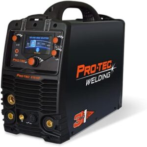 PRO-TEC Multi Process MIG, STICK & TIG Welding System | PRO-TEC 215MP | Ready to weld out of the box and is the ultimate weld & go anywhere system! -