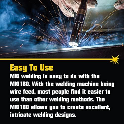 PrimeWeld MIG180 Mig Welder, 180 Amp Wire Feed Welding Machine with Dual Voltage 220v, 110v : Tools & Home Improvement - Image 6