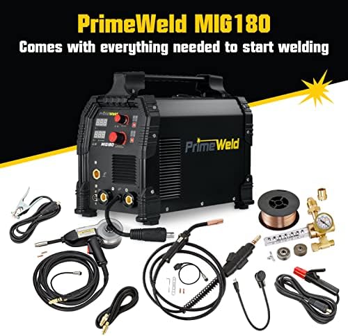 PrimeWeld MIG180 Mig Welder, 180 Amp Wire Feed Welding Machine with Dual Voltage 220v, 110v : Tools & Home Improvement - Image 9