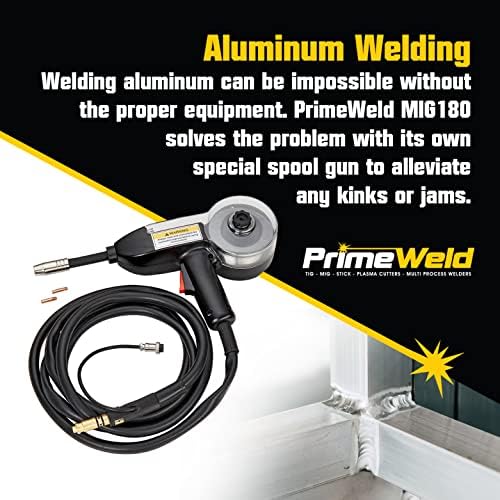 PrimeWeld MIG180 Mig Welder, 180 Amp Wire Feed Welding Machine with Dual Voltage 220v, 110v : Tools & Home Improvement - Image 4