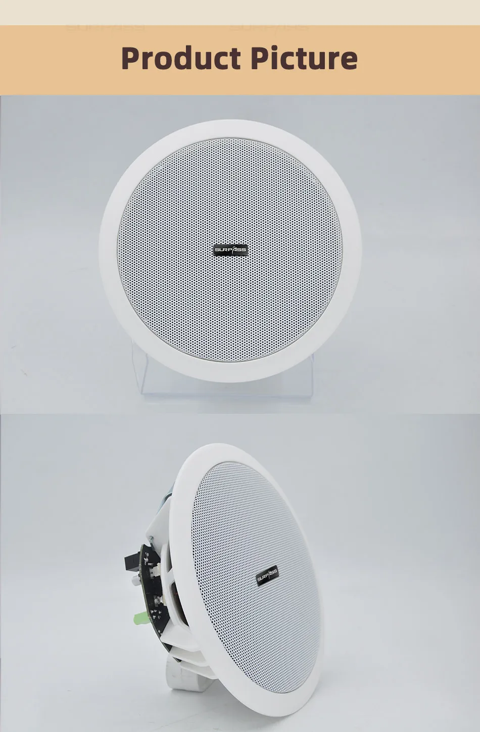 Built-in Class-D Amplifier Full Range Bluetooth-compatible Ceiling Speaker Horn For Home Theater Background Music Good Quality - Image 18