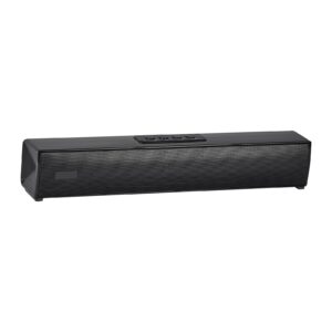 Sound Bar For Smart TV, 2.0 Channel, 17-Inch Compact Soundbar TV Speakers For Projector, Bluetooth AUX Connection, Remote Control, Easy Setup, 80W Surround Sound System For PC Home Theater Audio