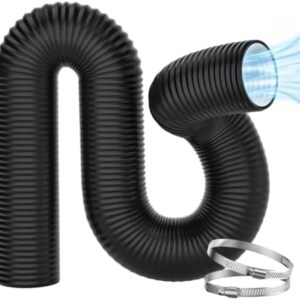 Dryer Vent Hose 3 inch 16 FT Long Air Ducting, Heavy-Duty Four-Layer Protection Dryer Vent Hose for Heating Cooling Ventilation,Includes 2 Pack Clamps,16 FT : Appliances