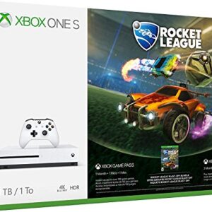 Xbox One S 1TB Console Rocket League Blast-Off Bundle (Renewed) : Video Games
