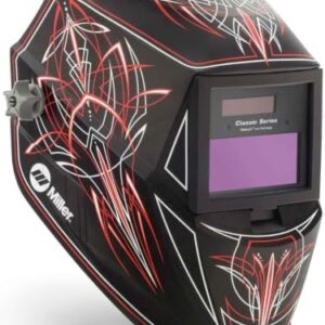 Miller Classic Series Welding Helmet, ClearLight™, Shade 8-13, Rise | TIG/MIG; variable shade 8-13; HD optics; comfortable headgear -